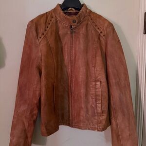 women's leather jacket